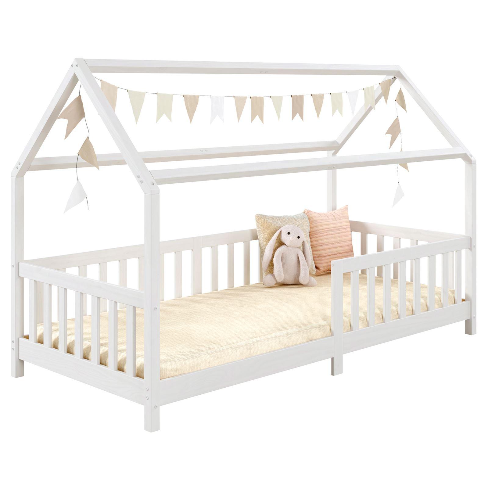 HAUSBETT NINA 90x200 cm weiß - Weiß, Holz (96/135/206cm) - IDIMEX