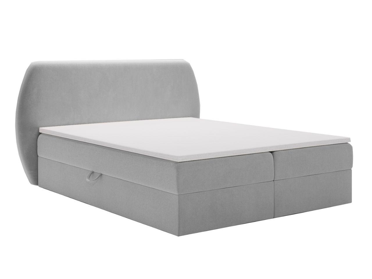 BOXBETT Bogota 140x200 Hellgrau - Hellgrau, Holz/Textil (140/200cm) - Graingold