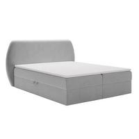 BOXBETT Bogota 140x200 Hellgrau - Hellgrau, Holz/Textil (140/200cm) - Graingold