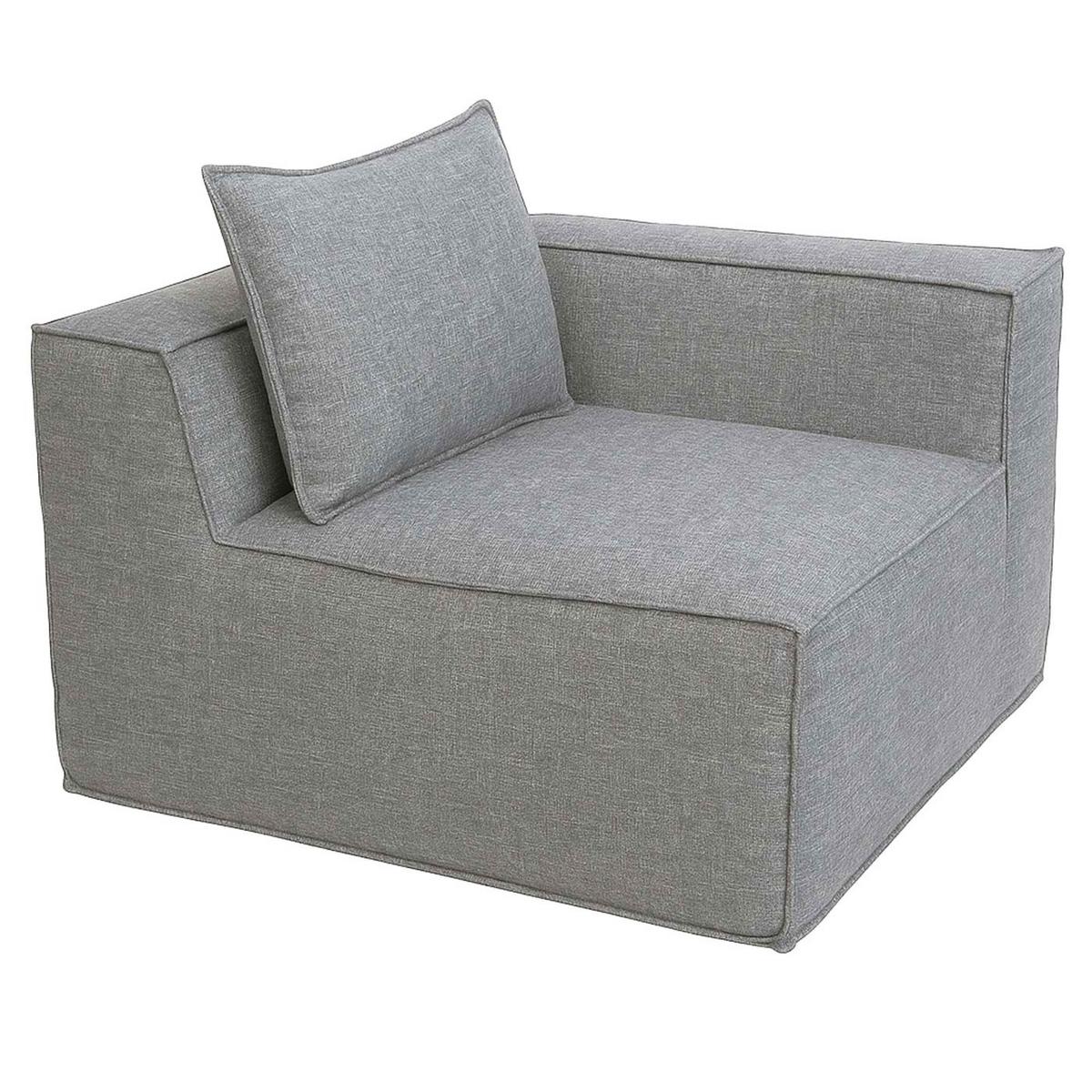 SOFA-GARNITUR Hellgrau - Hellgrau, Textil (270/63/190cm) - MCW