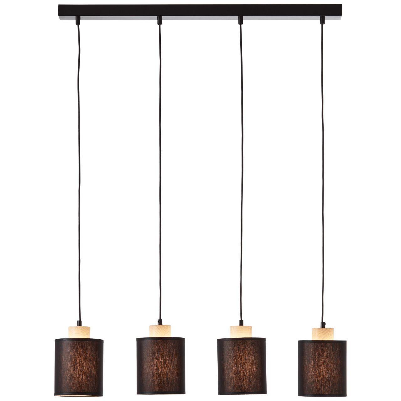 PENDELLEUCHTE Vonnie 99413/76 - Schwarz, Holz (13/80/111cm) - Brilliant