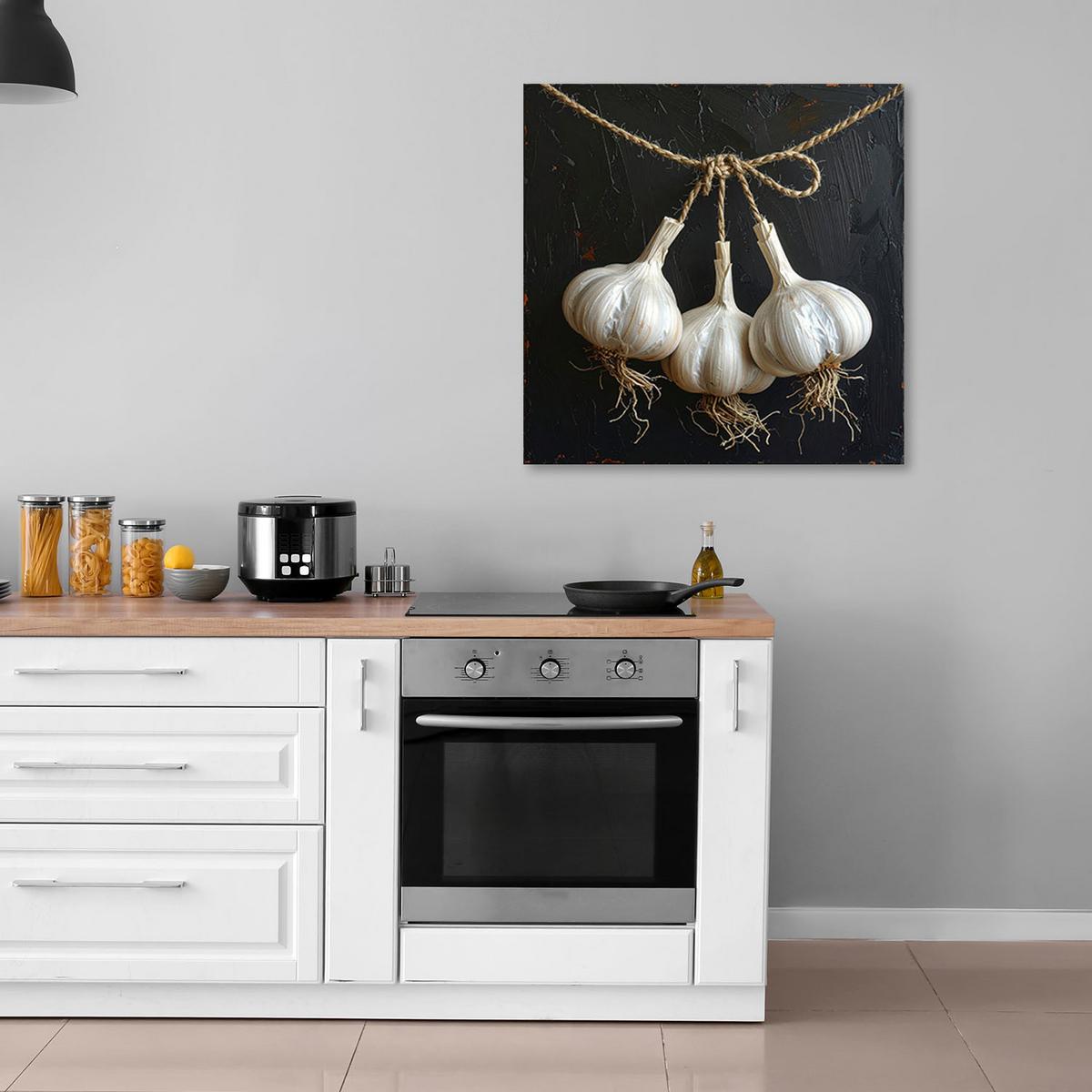 LEINWANDBILD Essen & Trinken 50x50cm - Weiß, Textil (50/50cm) - Feeby