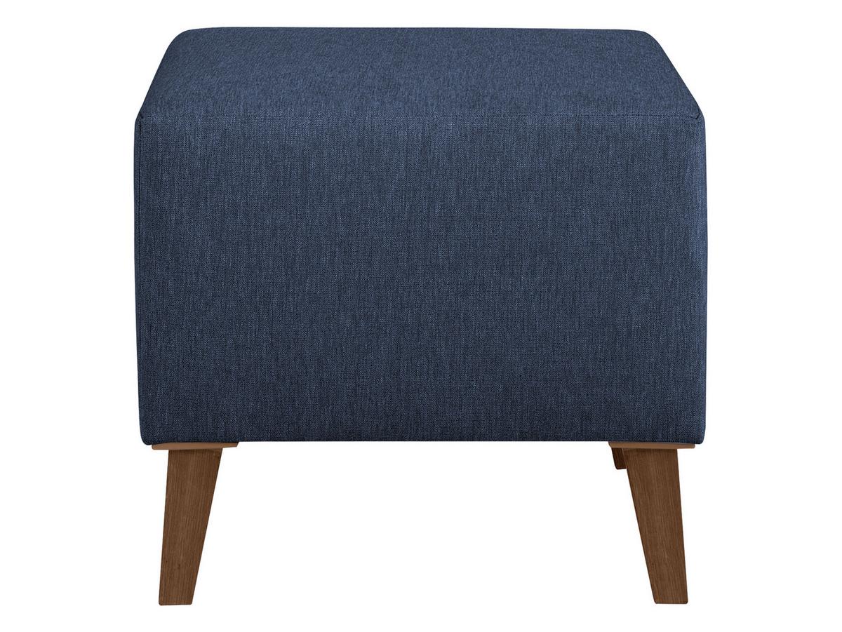 POLSTERHOCKER Oviedo - Blau, Holz/Kunststoff (51/45/51cm) - MIRJAN24