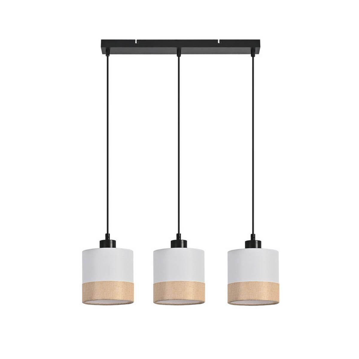 PENDELLEUCHTE BEATRICE Ⅲ 48/5/120 cm - Weiß, Metall (48/5/120cm) - Nettlife