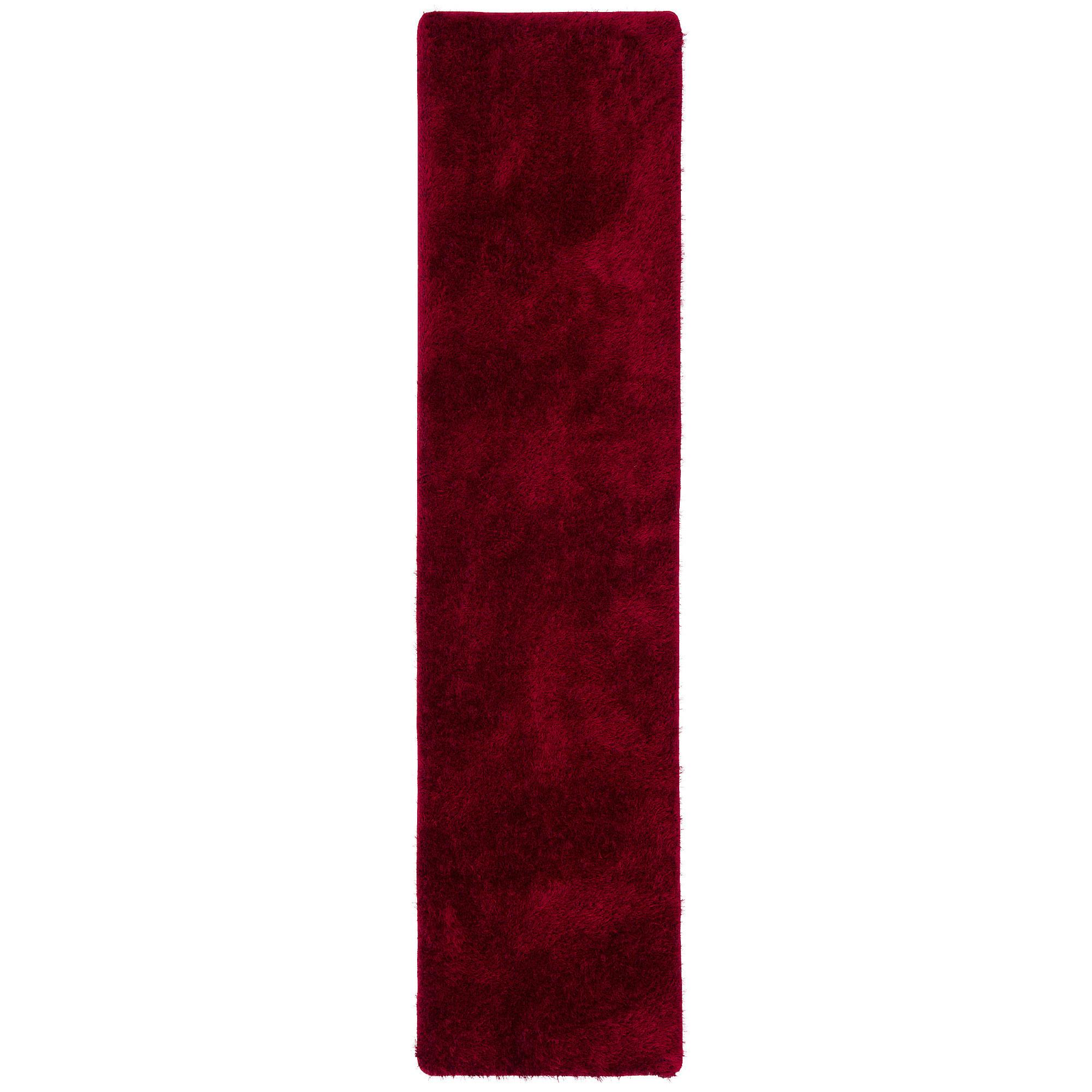 HOCHFLOR SHAGGY TEPPICH FEELING MIX LÄUFER - Rot, Textil (80/400cm) - Snapstyle