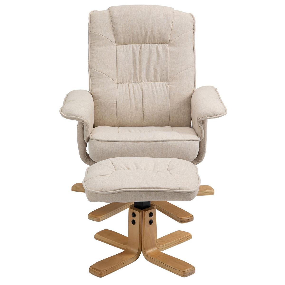 RELAXSESSEL CHARLY beige - Beige, Textil (76/87/61cm) - IDIMEX