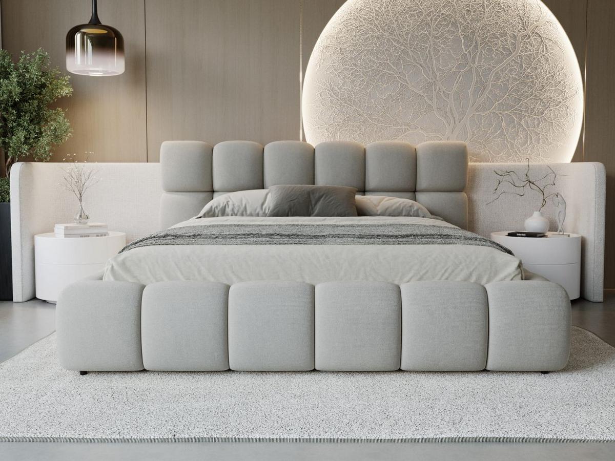 POLSTERBETT Modo 160x200 Grau - Grau, Textil (160/200cm) - Graingold