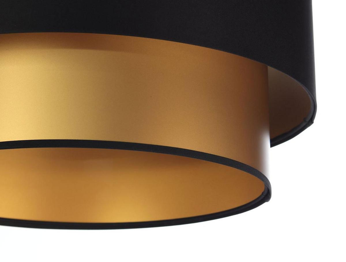 HÄNGELEUCHTE Gold 60/20 cm - Goldfarben/Schwarz, Kunststoff (60/1/20cm) - ONZENO