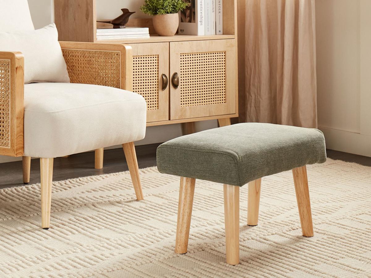 HOCKER Stoff GrünTakoma II - Grün, Textil (50/34/30cm) - Beliani
