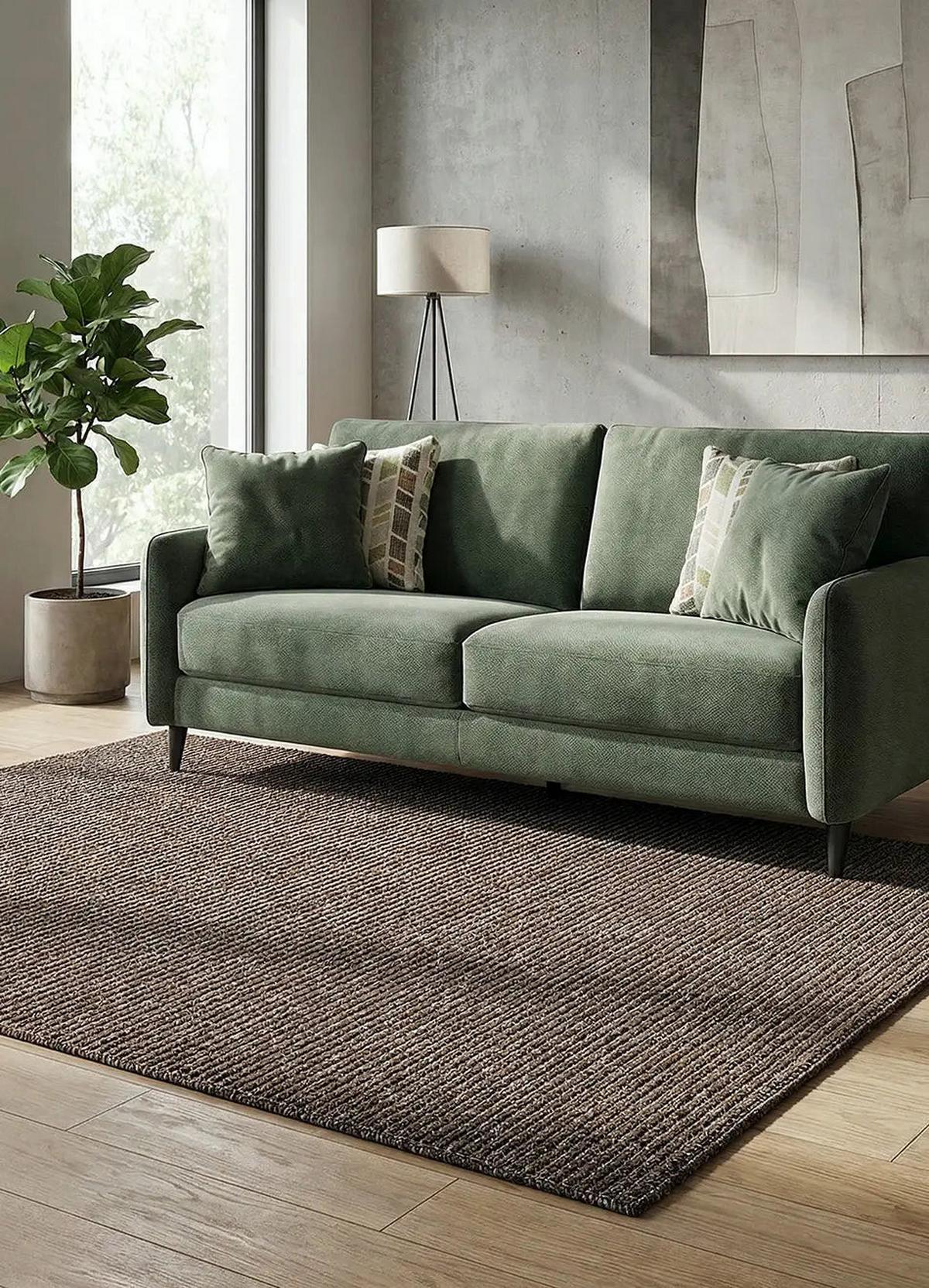 KURZFLORTEPPICH waschbar Bouclé Braun Lumen 200/290 cm - Braun, Textil (200/290cm) - Atticgo