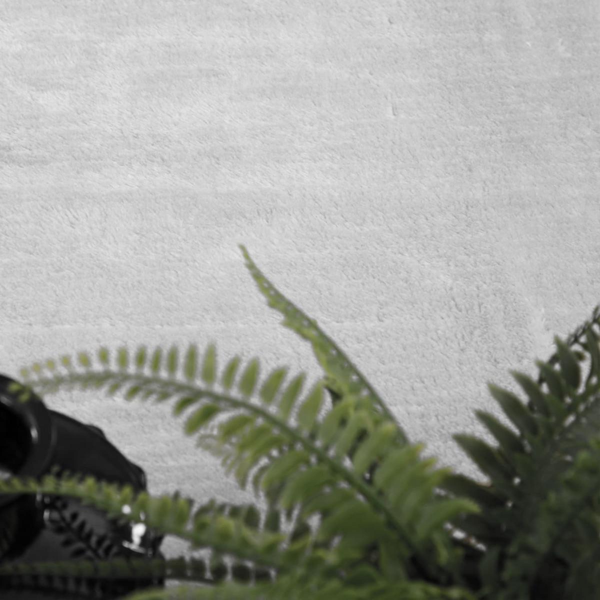 KURZFLORTEPPICH, einfarbig, Silber, 200 x 200 cm - Silberfarben, Textil (200/200cm) - KADIMA DESIGN