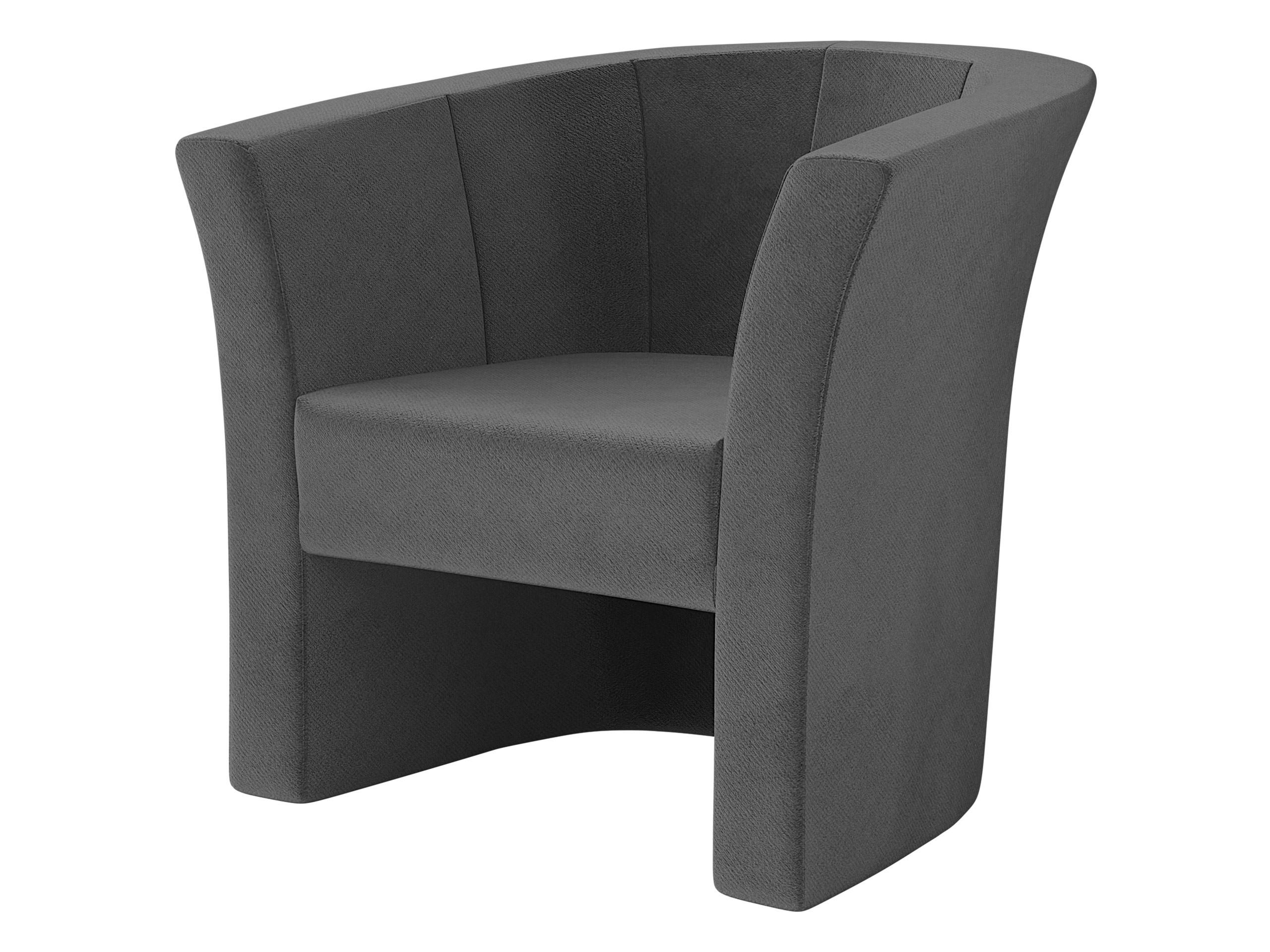 SESSEL Niko - Greige/Schwarz, Holzwerkstoff/Kunststoff (71/76/65cm) - MIRJAN24