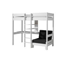 HOCHBETT Karolina 208x175x105/206 aus Massivholz in Weiß - Weiß, Holz (90/200cm) - 58aufmkessel