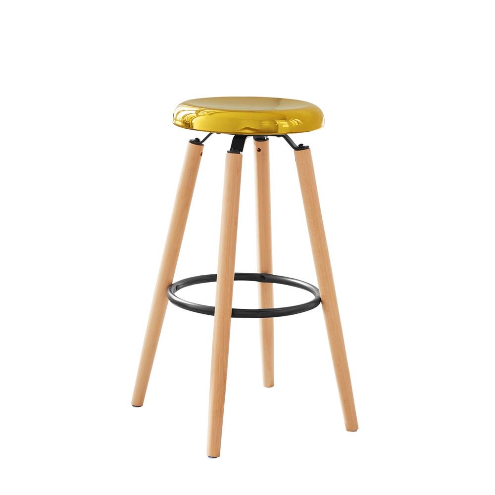 BARHOCKER Golden - Goldfarben, Metall (39/39/73cm) - SoBuy