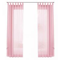 SCHLAUFENGARDINEN Voile 2er Set 175x140 cm Hellrosa - Rosa, Textil (140/175cm) - Gardinenbox.eu