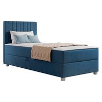 BOXBETT Viki - H3 - Blau/Silberfarben, Holzwerkstoff/Kunststoff (90/200cm) - MIRJAN24