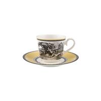 FRÜHSTÜCKSTASSE MIT UNTERTASSE Audun Ferme bunt 270 ml - Multicolor, Keramik (18/10.5/18cm) - Villeroy & Boch