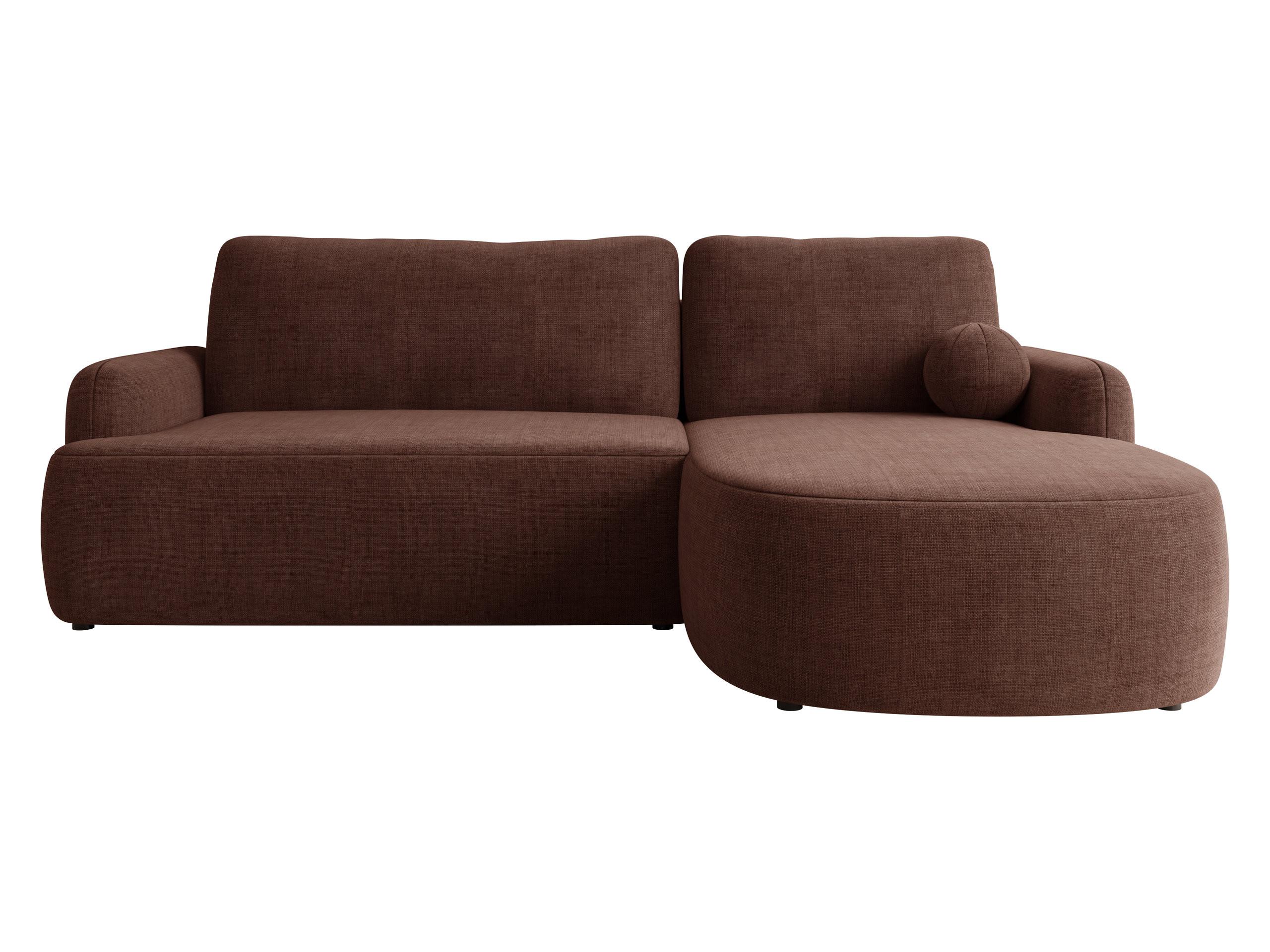 ECKSOFA Loridu Premium, Seite: Rechts - Nussbaumfarben/Schwarz, Holz/Kunststoff (174/250cm) - MIRJAN24