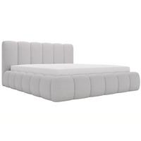 POLSTERBETT Cloud 200x200 Bouclé-Stoff Hellgrau - Hellgrau, Textil (200/200cm) - Graingold