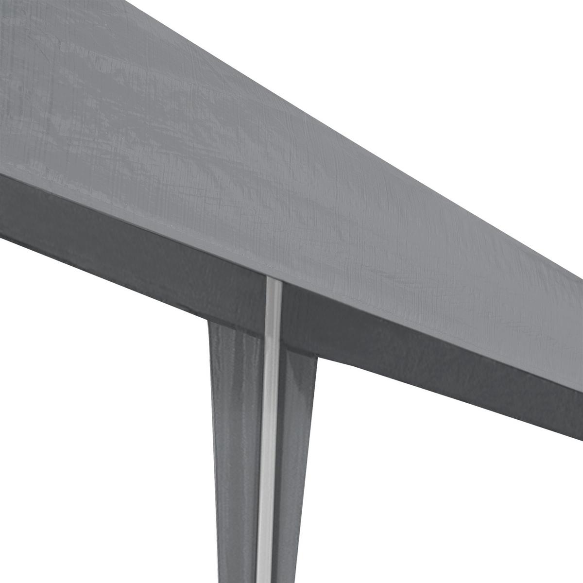 PARTYZELT Wedau - Dunkelgrau, Kunststoff/Metall (300/255/300cm) - casa.pro