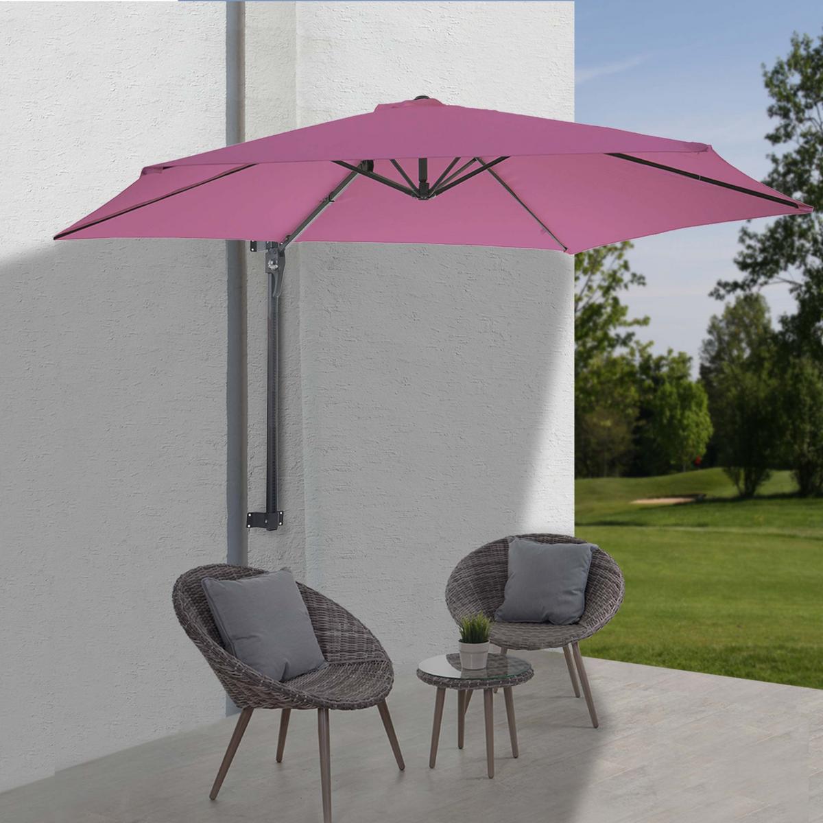 WANDSCHIRM Violett - Violett, Textil (300/280cm) - MCW