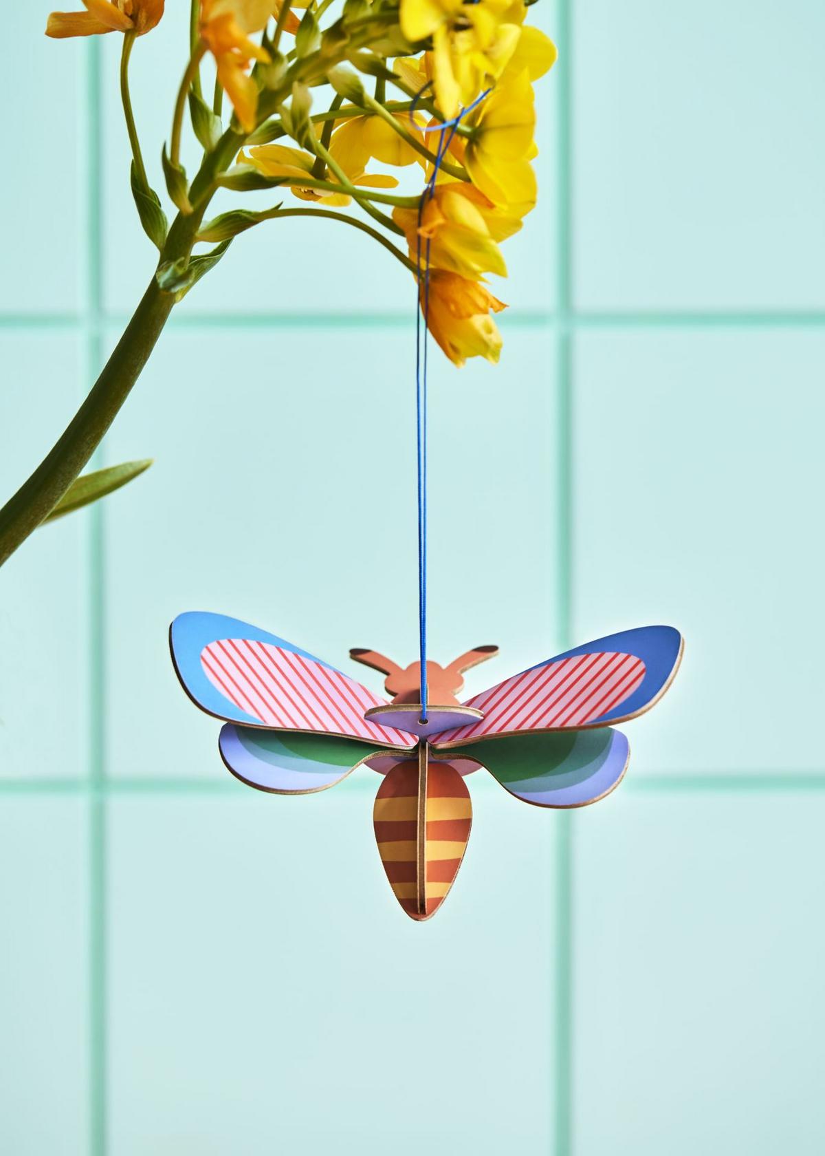 WANDSKULPTUR Bunt 12/4 cm - Multicolor, Wellpappe (0.05/4/8cm) - Studio Roof