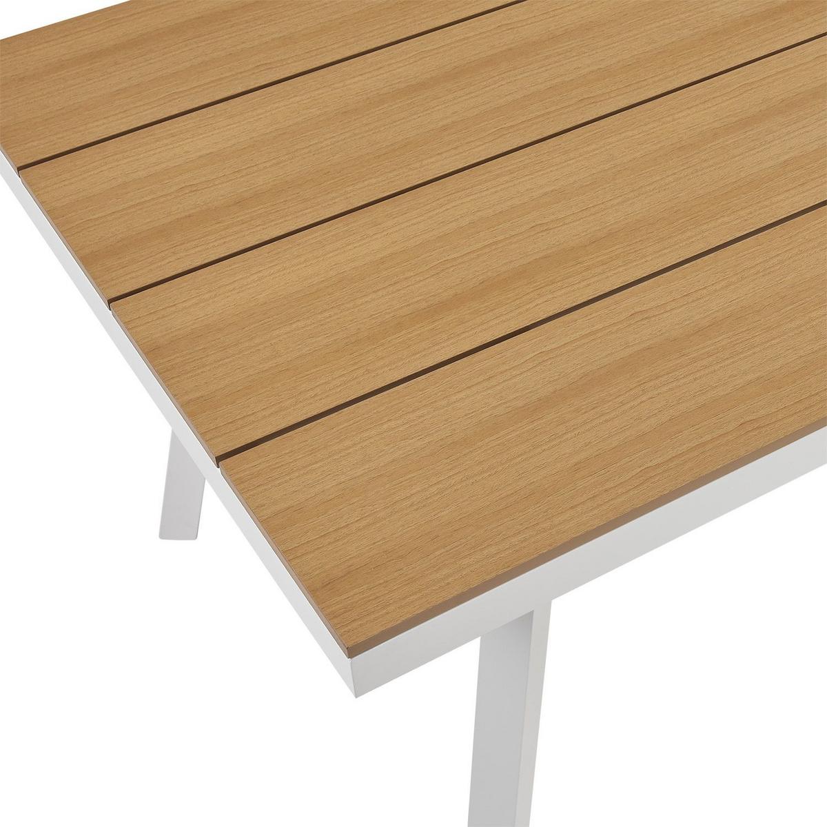 GARTENMÖBEL-SET Maui beige - Beige, Metall - Juskys