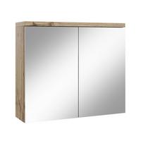 SPIEGELSCHRANK Toledo Kastanien Eiche - 80 x 20 x 60 cm - Kastanienfarben/Eichefarben, Holz (80/60/20cm) - Badplaats