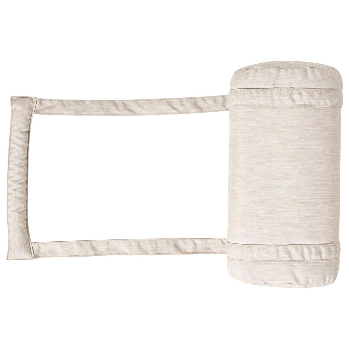 OUTDOOR-SITZKISSEN 6er-Set Hellbeige 50/45 cm Java/Amantea Premium - Beige, Textil (71/71/50cm) - Beliani