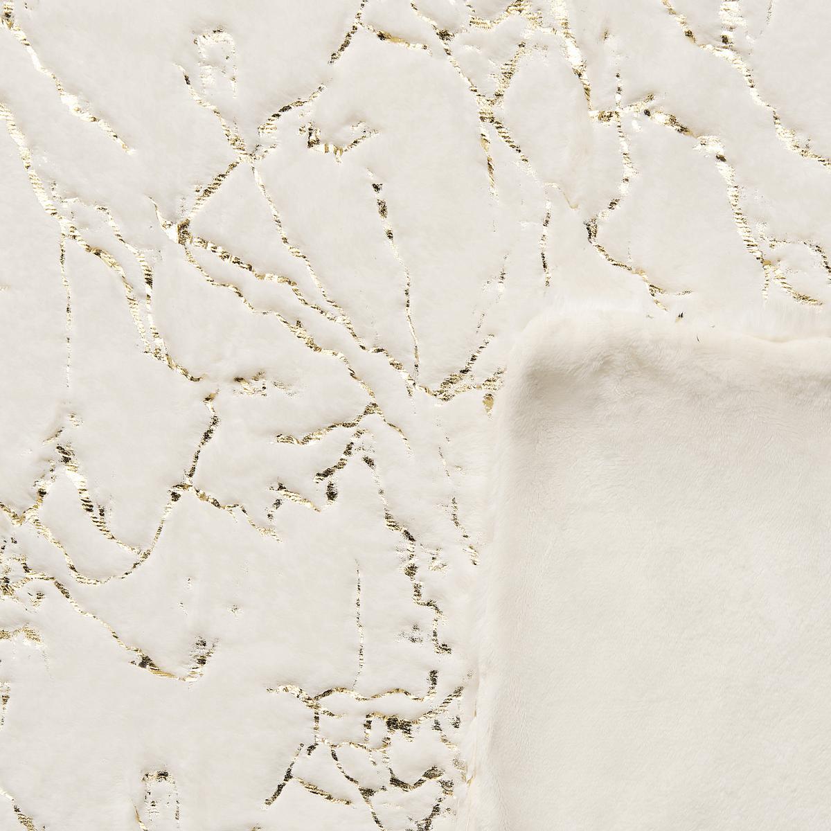 DECKE Creme Godavari 150/200 cm - Creme, Textil (150/200cm) - Beliani