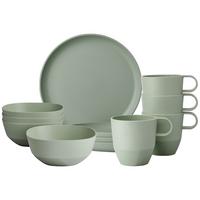 FRÜHSTÜCKS-SET Silueta Nordic Sage 12-tlg. - Mintgrün, Kunststoff (2/2/2cm) - Mepal