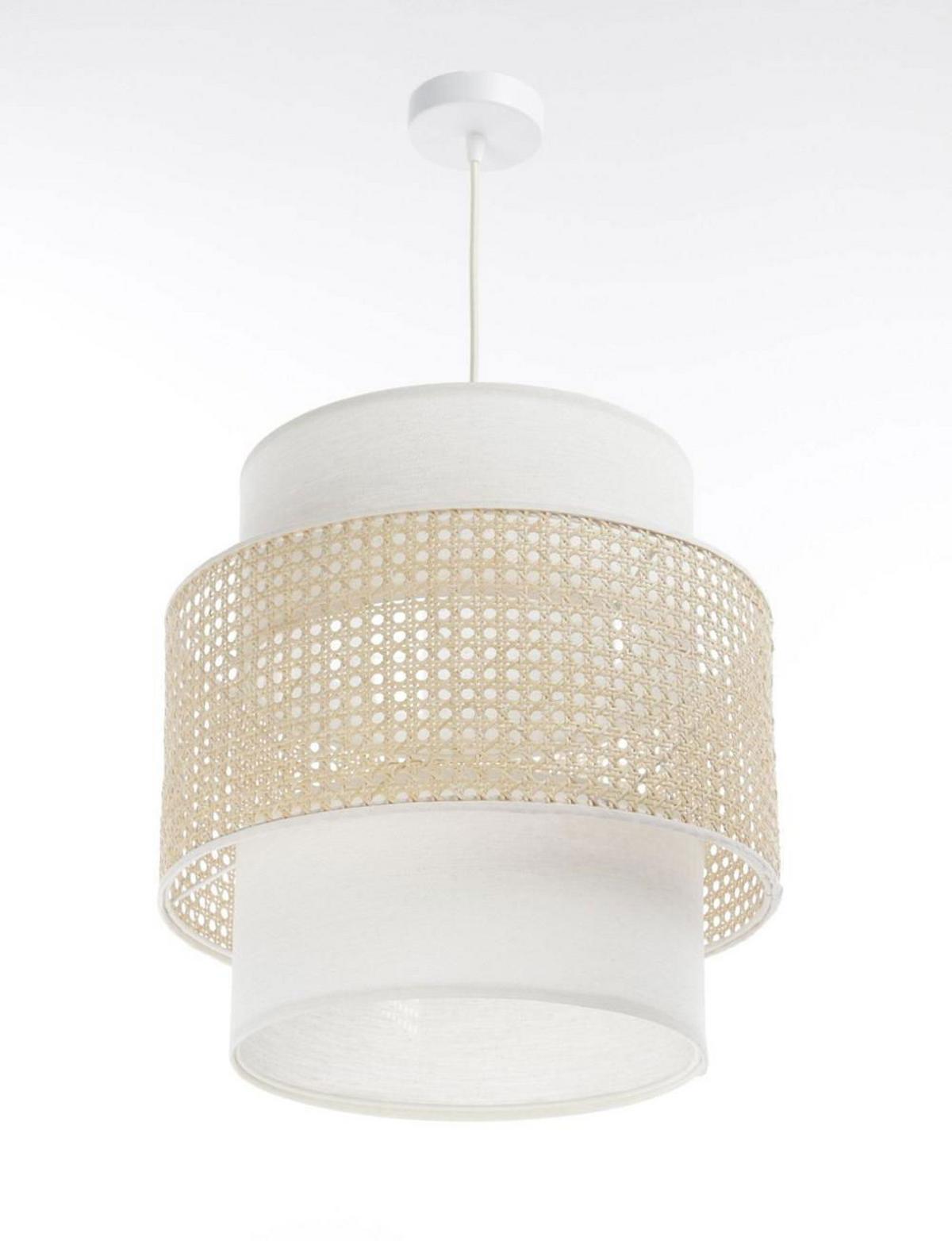 HÄNGELEUCHTE Weiß 40/44 cm - Weiß, Kunststoff (40/1.2/44cm) - ONZENO