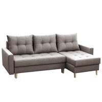 ECKSOFA Bodo Grau Malmo 16 - Grau, Textil (233/146cm) - imoebel24