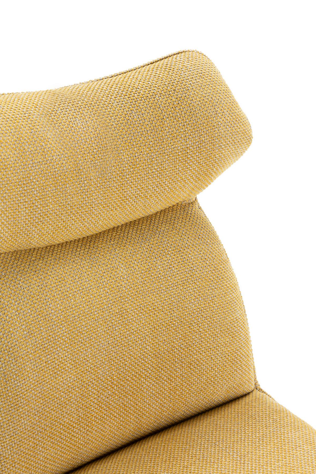 ESSZIMMERSTUHL Dara Gelb 47/65/51 cm 2er-Set - Gelb, Textil (65/51/47cm) - Calicosy
