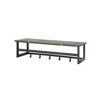 GARDEROBE SESTA Grau Kunststoff - Grau, Kunststoff (80/24/30cm) - KAWOLA