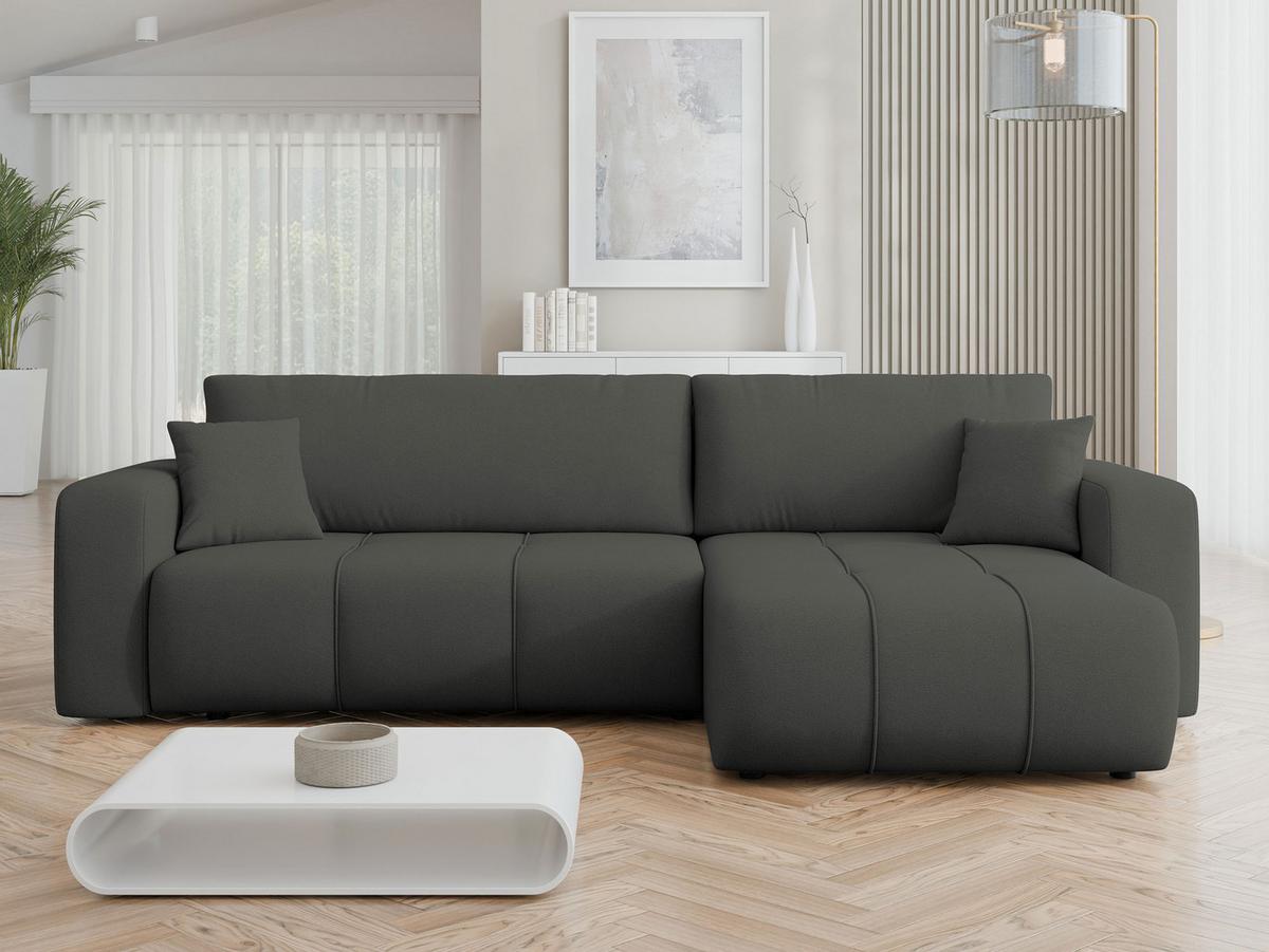 ECKSOFA Furyn Maxi - Schwarz, Holz/Kunststoff (274/145cm) - MIRJAN24