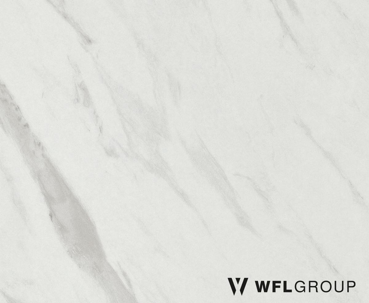 ESSTISCH Valeo runder ausziehbarer, Marmor Weiß 120-200/120/76 cm - Ecru/Schwarz, Holzwerkstoff/Metall (200/120/76cm) - WFL GROUP
