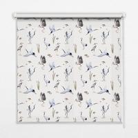 INNENROLLO - Fensterrollo - Rollo - 150x140 cm - Reiher - Weiß, Kunststoff (150/140/0.5cm) - TULUP