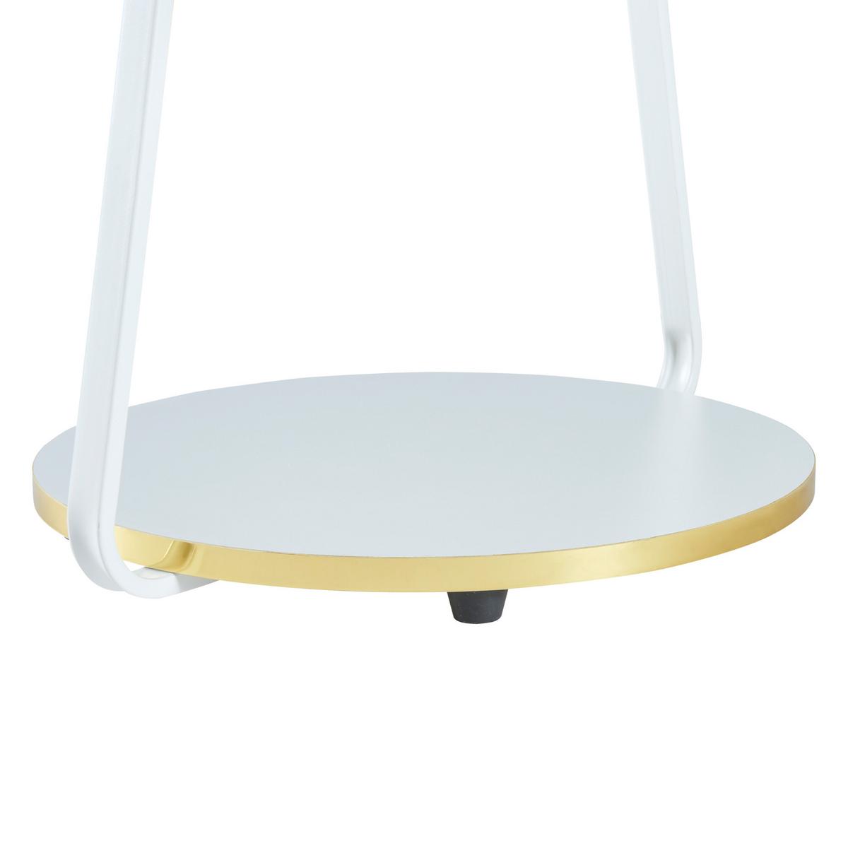BEISTELLTISCH Sipoo - Goldfarben, Holzwerkstoff (37/46/74cm) - [en.casa]