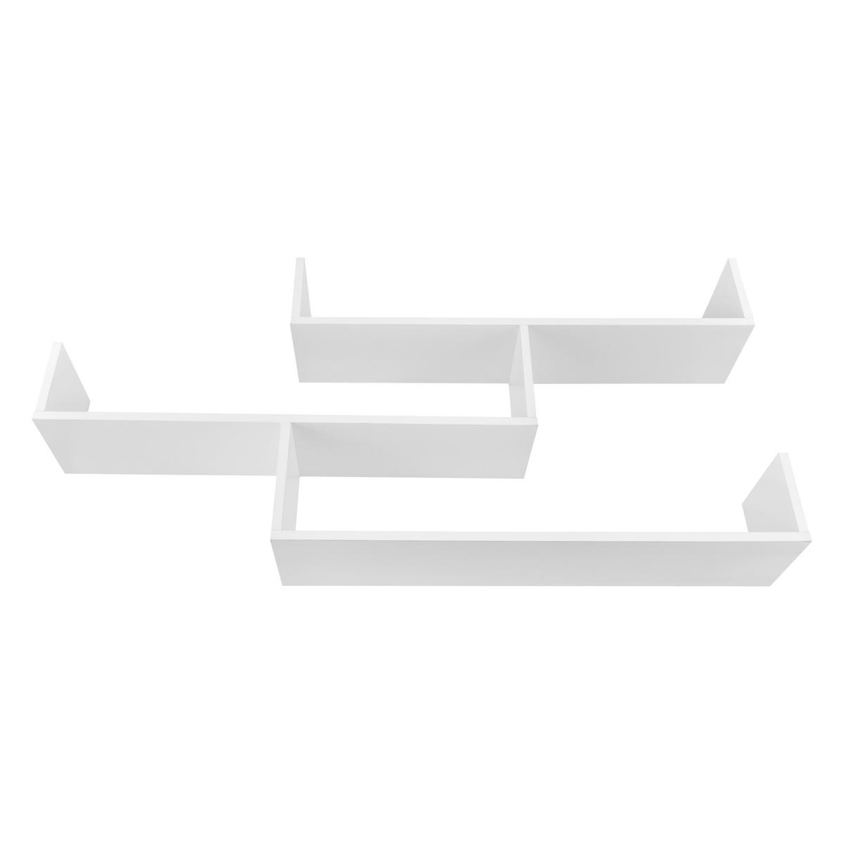 WANDREGAL Grimstad - Weiß, Holzwerkstoff (119/55/18cm) - [en.casa]