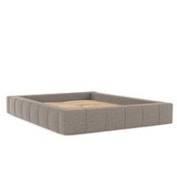 POLSTERBETT Kea mit Stauraum 200/200 cm Beige im Bubble Stoff - Beige/Schwarz, Holz/Holzwerkstoff (200/200cm) - AltaBeds
