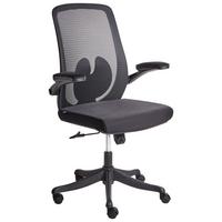 BÜROSTUHL Schwarz Overlord - Schwarz, Textil (49/100/63cm) - Beliani