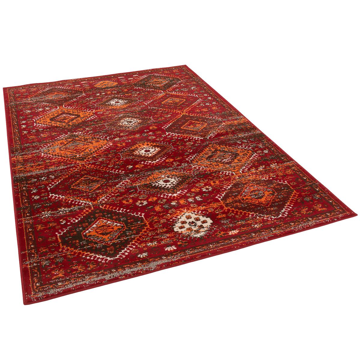DESIGNER TEPPICH POP-VINTAGE ORIENT MODERN - Terracotta, Textil (200/300cm) - Pergamon