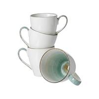 HENKELBECHER Cosmo blau 400 ml 4er Set - Blau, Keramik (0.4L) - Ritzenhoff Breker