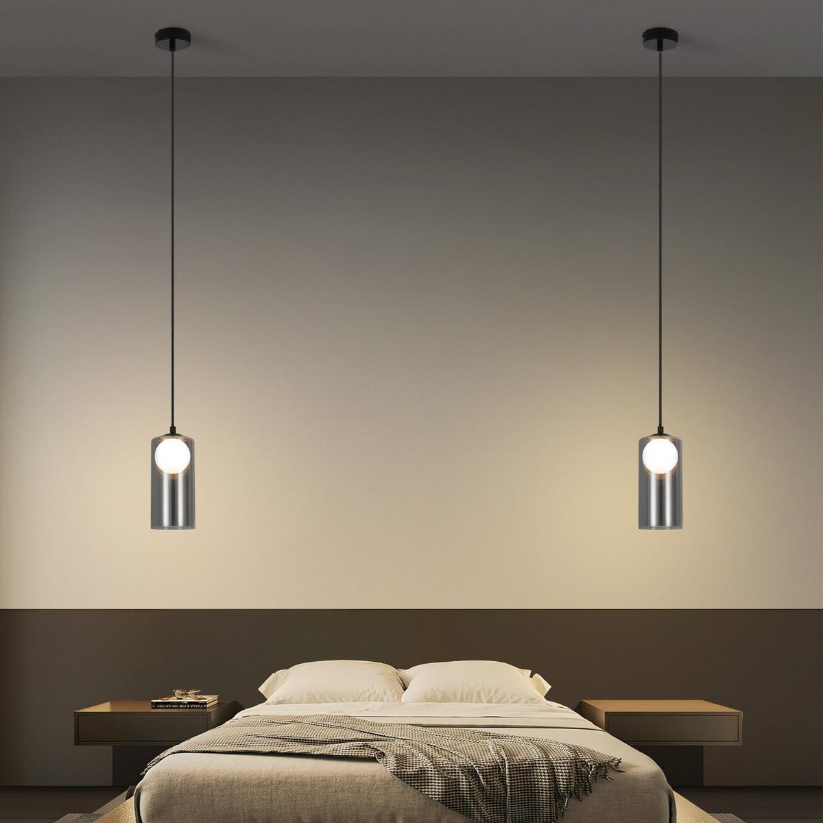 PENDELLEUCHTE Margeson 8/8/145.5 cm - Schwarz, Metall (8/8/145.5cm) - Nettlife