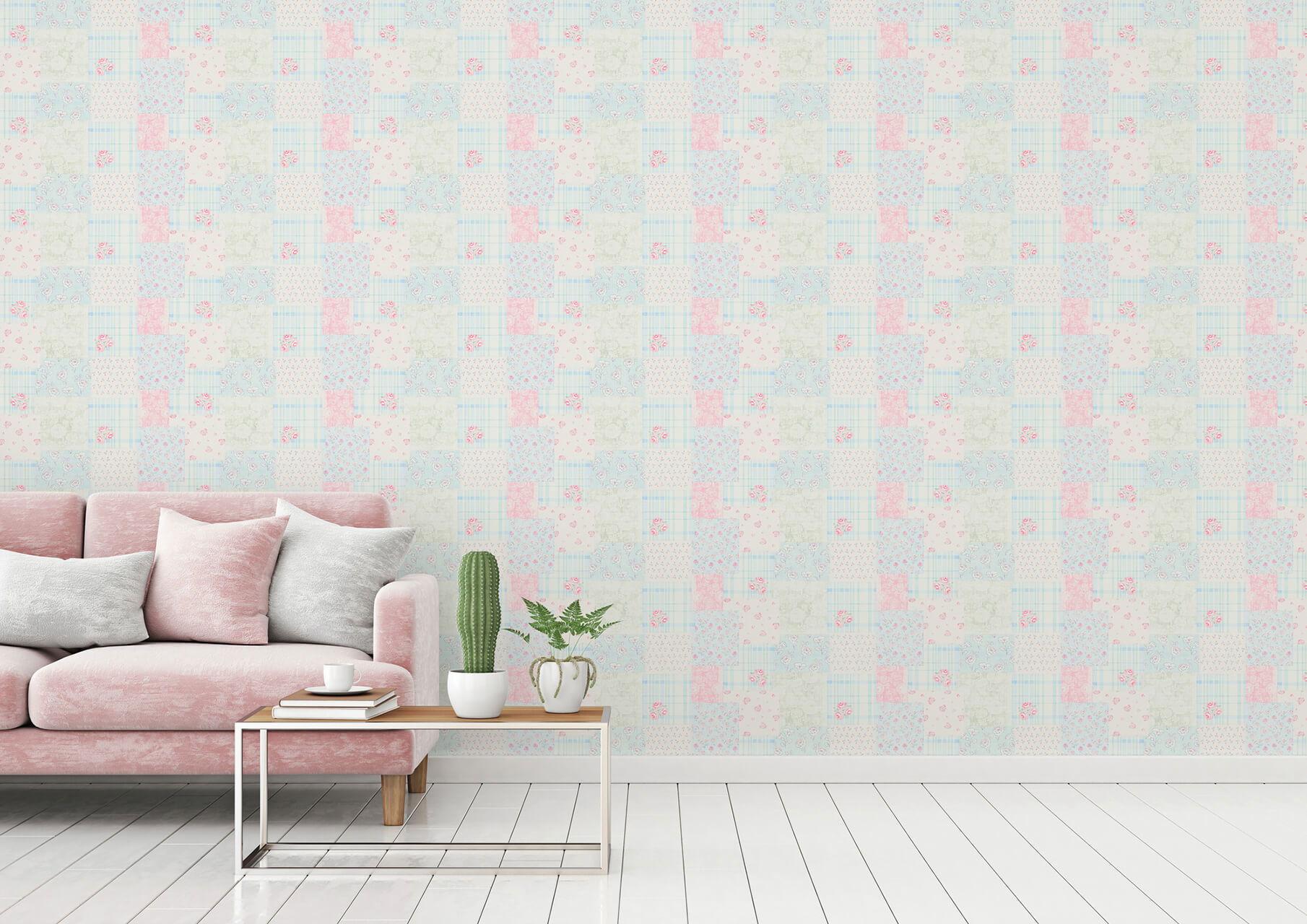 VLIESTAPETE Blau 53/1005 cm - Pink, Kunststoff/Textil (53/1cm) - KUNSTLOFT