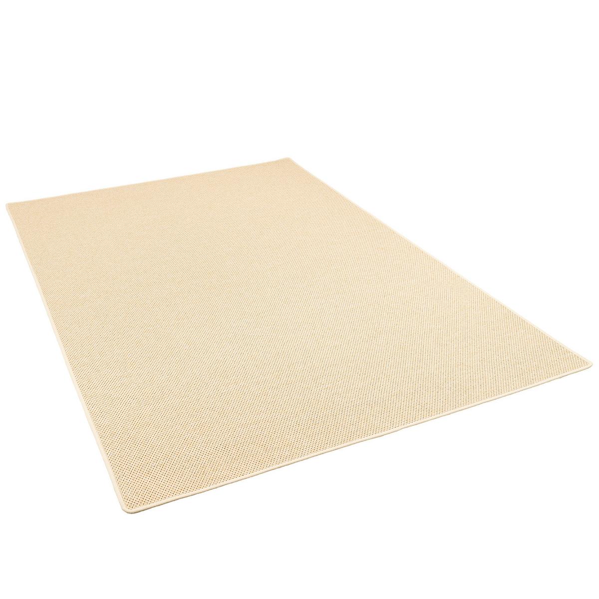FLACHGEWEBE NATUR TEPPICH BENTZON - Beige, Textil (100/100cm) - Snapstyle