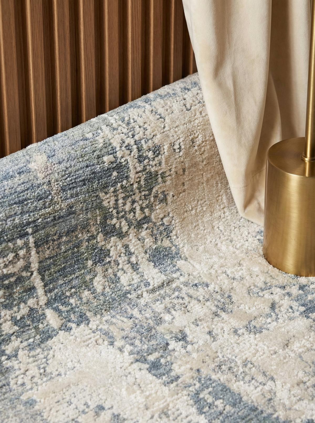 TEPPICH SIENA-Arbia, abstrakt, Blau, 160 x 240 cm - Blau, Textil (240/160cm) - KADIMA DESIGN