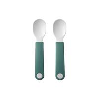 LERNLÖFFEL Mio Deep Turquoise 2er Set - Türkis, Kunststoff - Mepal