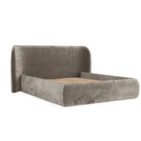 POLSTERBETT Bellano mit Stauraum 140/200 cm Beige im Lotta Stoff - Beige/Schwarz, Holz/Holzwerkstoff (140/200cm) - AltaBeds